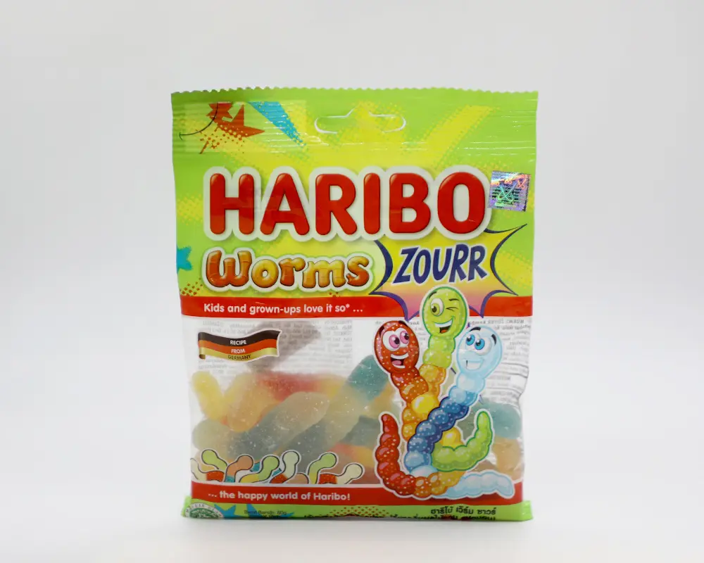 Haribo Worms Zourr Candy 80gm